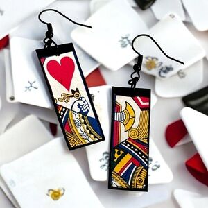 Cool Playing Card Earrings